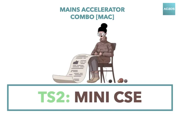 MAC test series cover: TS2, Mini CSE
